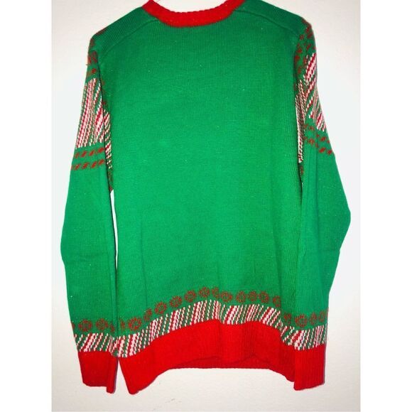 Holiday Hype women’s slug sweater 3D size S green and red - Picture 6 of 6
